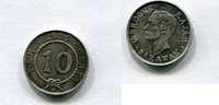 Sarawak 10 Cents ~ G. Brooke Rajah ~ -