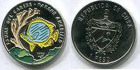 Cuba 1 Peso ~ Parche Amarillo ~ -