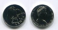 Britisch Virgin Islands 25 Cents ~ Vogel Motiv ~ -