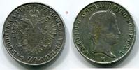 Österreich 20 Kreuzer 1842 M ~ Ferdinand I. ~ ss Randfehler 18,00 EUR  plus 8,00 EUR verzending