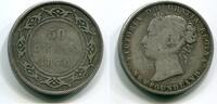 Neufundland 50 Cents ~ Victoria ~ -