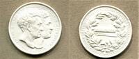 Sachsen Porzellan Medaille Anton 1827-1836, -