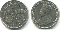 Kanada 5 Cents ~ Georg V. ~ -