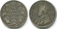 Kanada 25 Cents ~ Georg V. ~ -