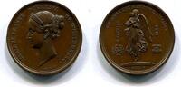 Württemberg, Br.Medaille auf den Tod von Maria Christine von Orleans 1813-189,Herzogin von Württemberg, -