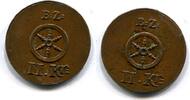 Mainz, 2 Kreuzer Brückenzoll-Marke, -