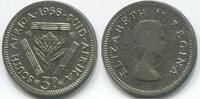 Süd Afrika 3 Pence ~ Elisabeth II. ~ -