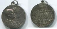 Kaiserreich Ag Medaille ~ Hannover, Silberhochzeit ~ -