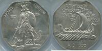 USA Ag Medaille ~ Norse American Centennial - Thick ~ -
