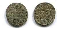 Sachsen Albertinische Linie, 1/24 Taler Friedrich August II.1733-1763, -