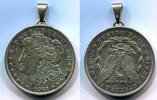 USA 1 Dollar ~ Morgan Dollar als Anhänger ~ -