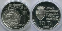 Andorra 10 Deniers 1992 ~ Seefahrt ~ PP 38,00 EUR  plus 8,00 EUR verzending
