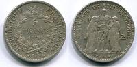 5 Francs 1876 A Frankreich ~ Republique ~ ss
