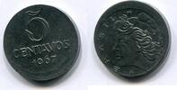 Brasilien 5 Centavos ~ Dezentrierung / dezentriert ~ -