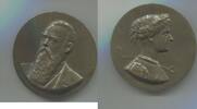 Medicina in Nummis, Br.Plakette Geh.Hofrath Dr.Bernard Sigmund Schultze 1827-1919-70.Geburtstag, -