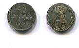 Mecklenburg-Strelitz, 1/48 Taler Georg 1816-1860, -