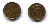 Mecklenburg-Strelitz, 11/2 Pfennig Georg 1816-1860, -