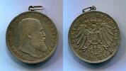 Württemberg 5 Mark ~ Wilhelm II. als Anhänger ~ -