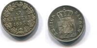 Bayern, 3 Kreuzer Maximilian II.Joseph 1838-1864, -