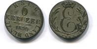 Sachsen-Coburg-Gotha, 6 Kreuzer Ernst I.1806-1844, -