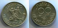 Ungarn 100 Forint ~ Fußball ~ -