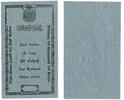 Österreich, 5 Gulden Formular Formular-Wiener Stadt Banco Zettel-Rückseite, -
