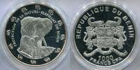 Benin 1000 Francs ~ Elefanten ~ -