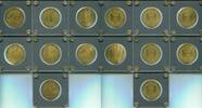 7 x 1/200 Unze Gold 2022 + 2023 Congo / Kongo ~ Gold Collection - Euro Staaten ~ stgl