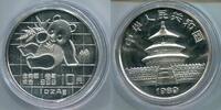 China 10 Yuan ~ Panda - 1 Unze Ag ~ -