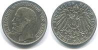 Baden, 2 Mark 1896G Friedrich I.1856-1907, ss 95,00 EUR  Excl. 9,50 EUR Verzending