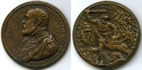 Spanien Medaille ~ Grafschaft Guastalla / Ferante Gonzager 1539-1557 - spanischer Feldherr ~ -