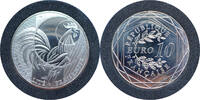 Frankreich 10 Euro 2016 Gallischer Hahn vz, leicht angelaufen, kl. Kratz... 13,00 EUR  plus 8,00 EUR verzending