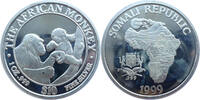 Somalia 10 Dollar The African Monkey - 1 Oz Silber -