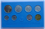 DDR KMS 1 Pfennig - 5 Mark Offizieller DDR Kursmünzensatz - Brandenburger Tor -