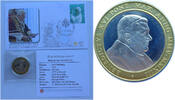 Vatikan Medaille Gedenkprägung mit Papstbrief - Rücktritt Papst Benedikt XVI. 11.2.2013 -