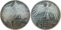 Deutschland - BRD 10 Mark Olympische Spiele in München 1972 - Stadion -