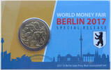 Australien 1 Dollar in Coincard World Money Fair Berlin 2017 - State Privy Mark Bear -