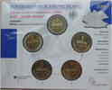 BRD 5 x 2 Euro Gedenkmünzenset Saarland - Ludwigskirche, Saarbrücken -