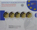 Bundesrepublik Deutschland 5 x 2 Euro 2-Euro-Gedenkmünzenset 25 Jahre Deutsche Einheit -