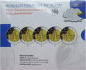 Bundesrepublik Deutschland 5 x 2 Euro Gedenkmünzenset Freistaat Sachsen, Dresdner Zwinger -