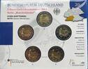 BRD 5 x 2 Euro 2-Euro-Gedenkmünzenset Bundesländer Baden-Württemberg Kloster Maulbronn -