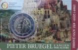 Belgien 2 Euro 450. Todestag von Pieter Bruegel - in Coincard -