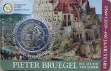 Belgien 2 Euro 450. Todestag von Pieter Bruegel - in Coincard -