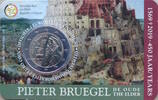 Belgien 2 Euro 450. Todestag von Pieter Bruegel - in Coincard -