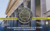 Belgien 2 Euro 200 Jahre Universität Gent - Coincard -