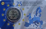 Belgien 2 Euro 25 Jahre Europäisches Währungsinstitut - in Coincard -