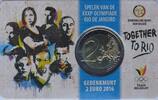 Belgien 2 Euro Olympische Sommerspiele in Rio de Janeiro - in Coincard -