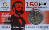 Belgien 2 Euro 150 Jahre Rotes Kreuz - in Coincard -