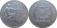 Tschechoslowakei 10 Kronen Kursmünze (1930 - 1933) -