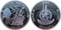 Vanuatu 20 Vatu HMS Resolution - James Cook Ship Clipper -